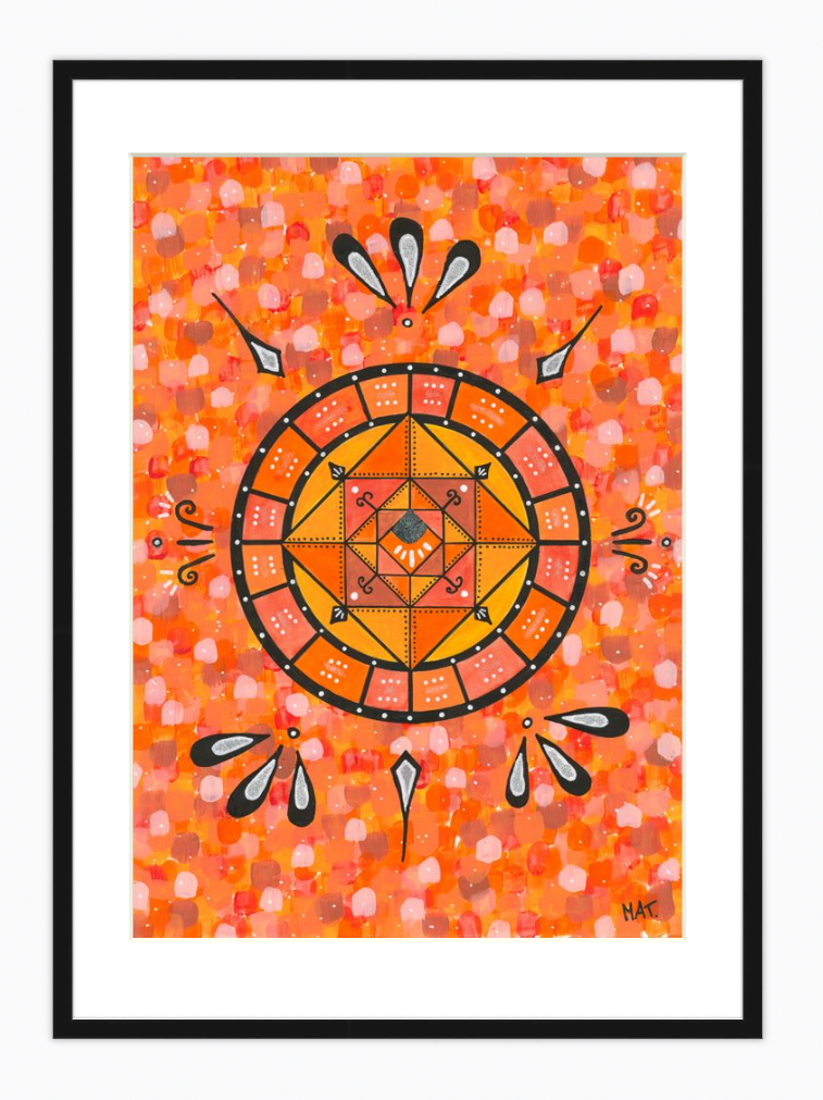 Sacral Chakra Print.