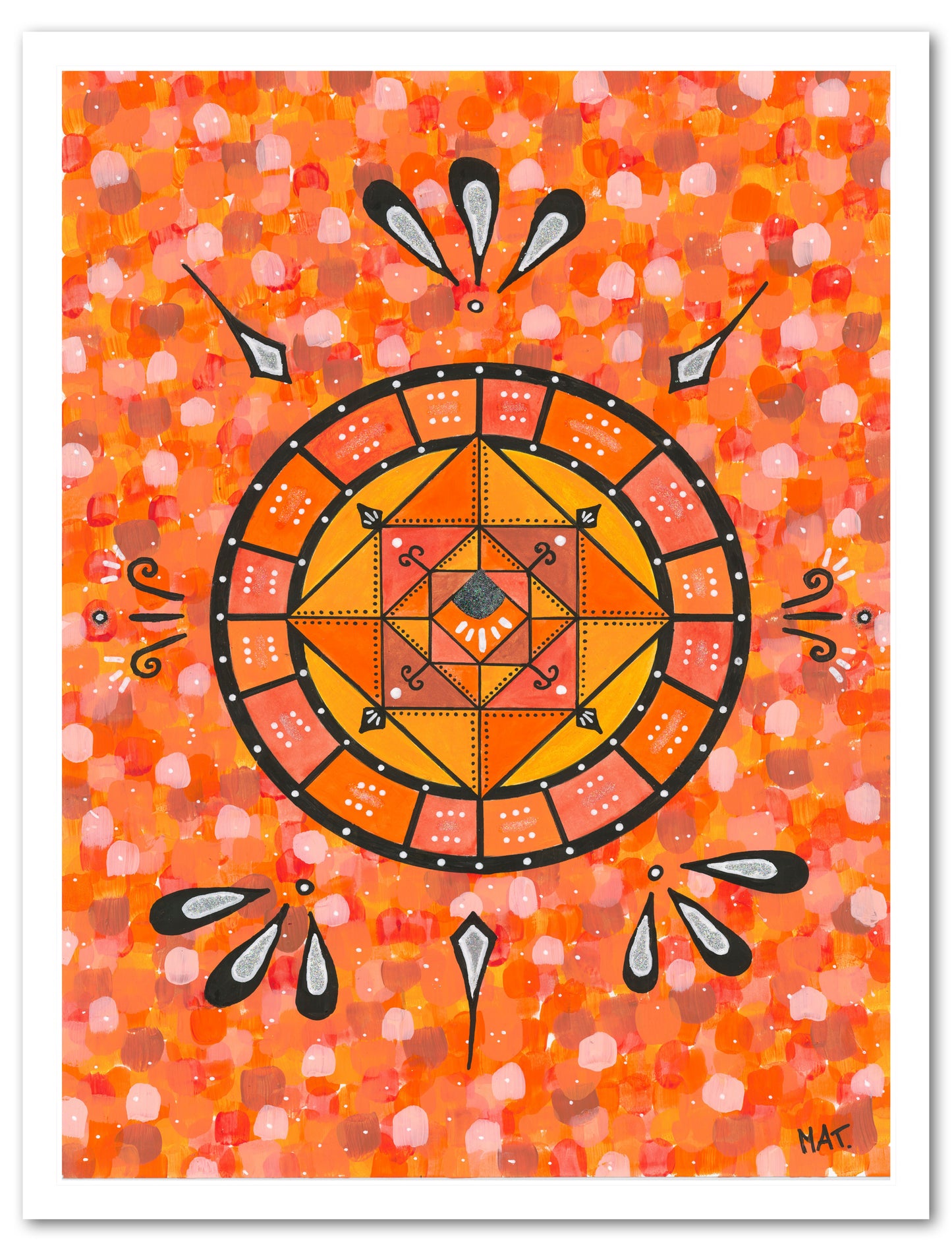 Sacral Chakra Print.